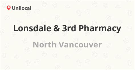 lonsdale shoppers|lonsdale pharmacy north vancouver.